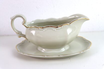 Vintage Sauciere mit Griff | Bavaria | Goldrand