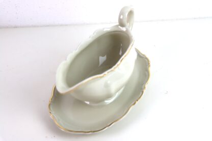 Vintage Sauciere mit Griff | Bavaria | Goldrand – Bild 2