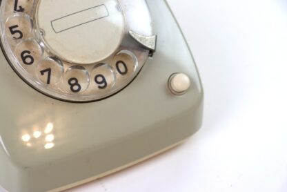 Telefon mit Wählscheibe | DE TE WE Fernsprechapparat Te 100 | vintage – Bild 7