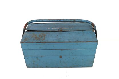 Blaue Werkzeugkiste | vintage – Bild 4