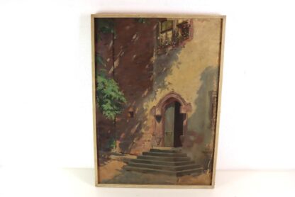 Gemälde auf Leinwand "Eingang" | vintage