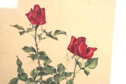 Bild | Rote Rosen | Holzrahmen | vintage – Bild 6