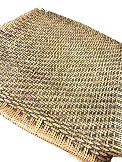 Besonderer Shabby-Stuhl mit Geflecht | vintage – Bild 5