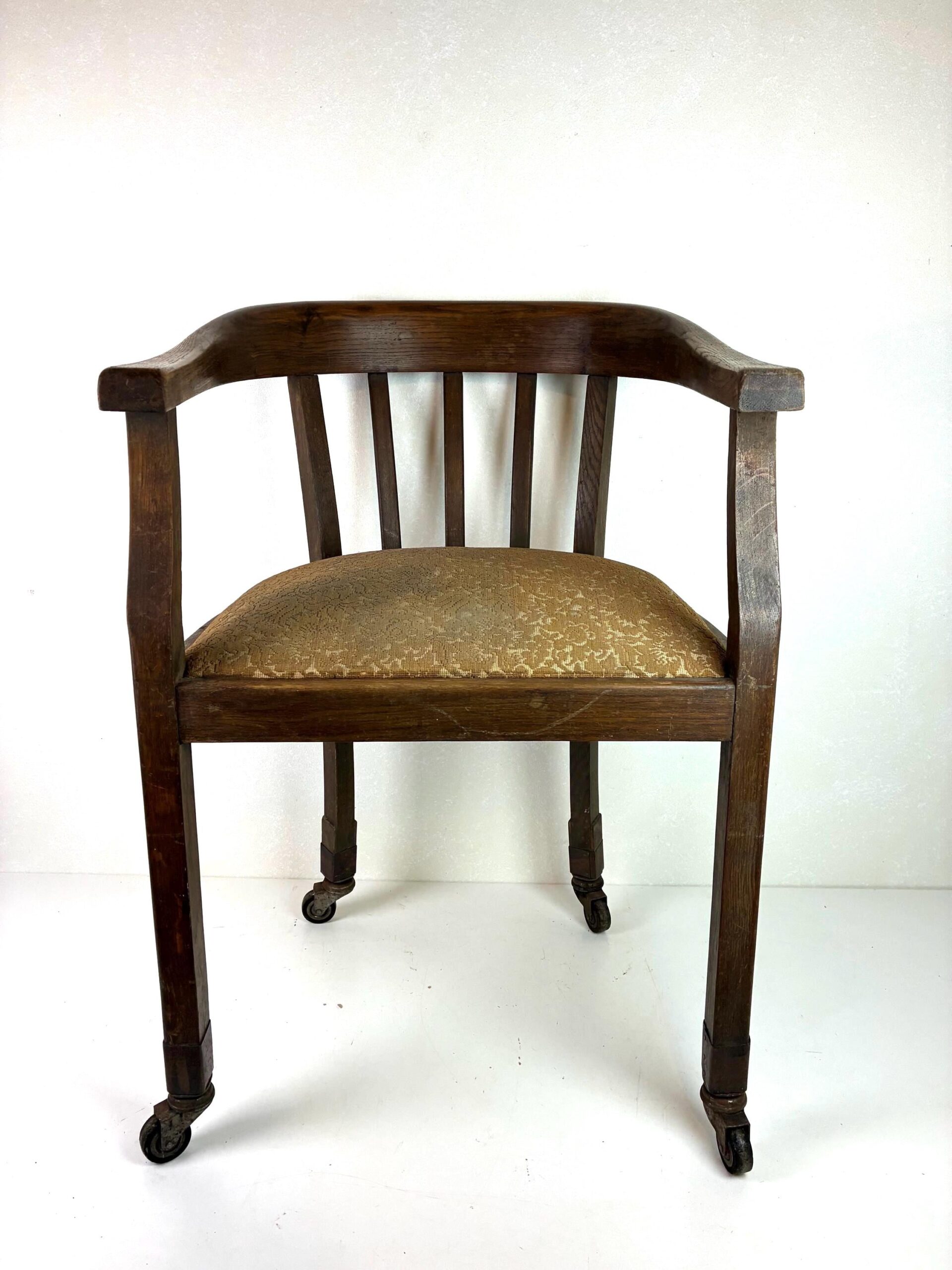 Vintage Armlehnstuhl mit Rollen – Bild 2