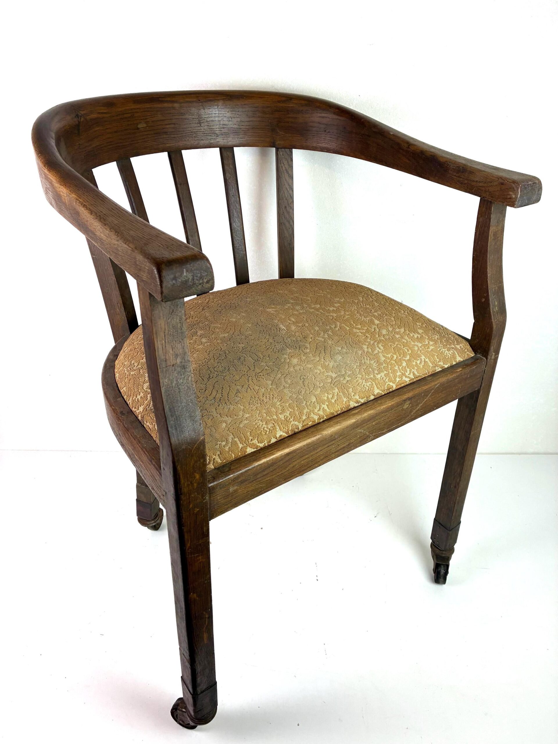 Vintage Armlehnstuhl mit Rollen