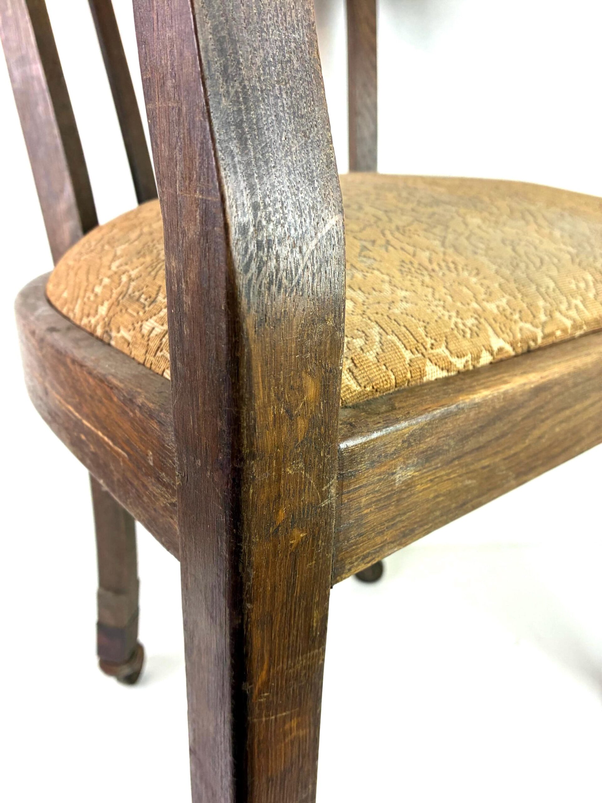 Vintage Armlehnstuhl mit Rollen – Bild 4