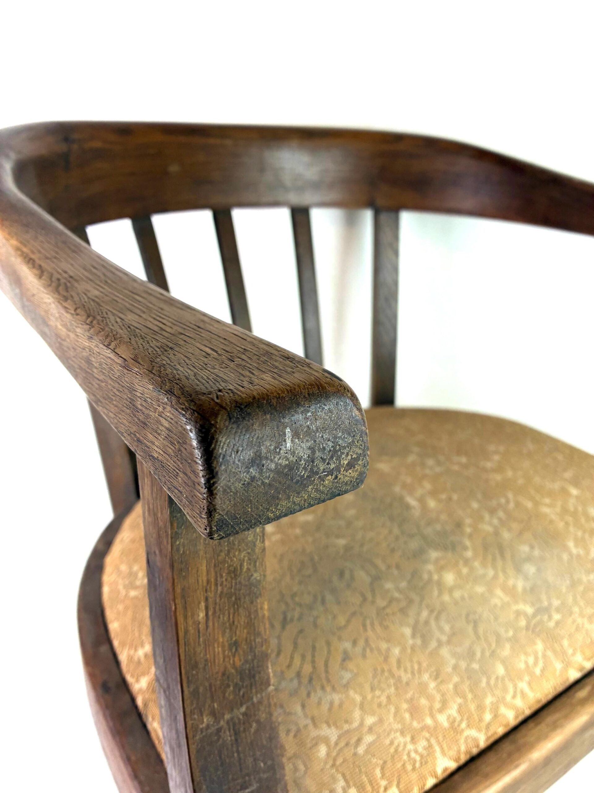 Vintage Armlehnstuhl mit Rollen – Bild 7