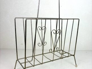 Mid century Zeitungsständer aus Messing