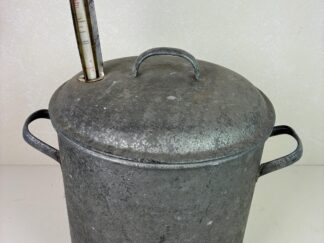 Einkochtopf "Weck" mit Thermometer | Zink | vintage