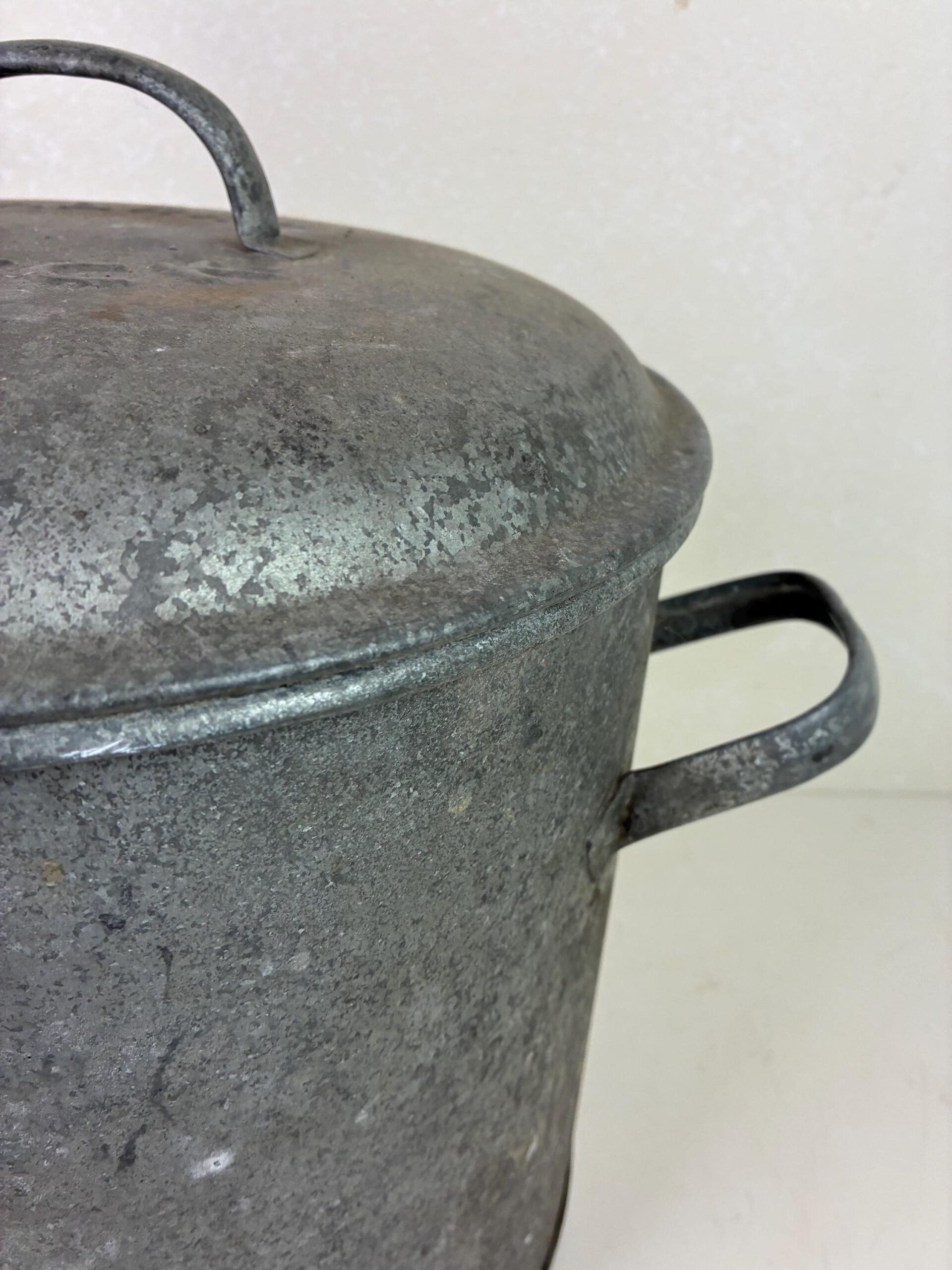 Einkochtopf "Weck" mit Thermometer | Zink | vintage – Bild 2