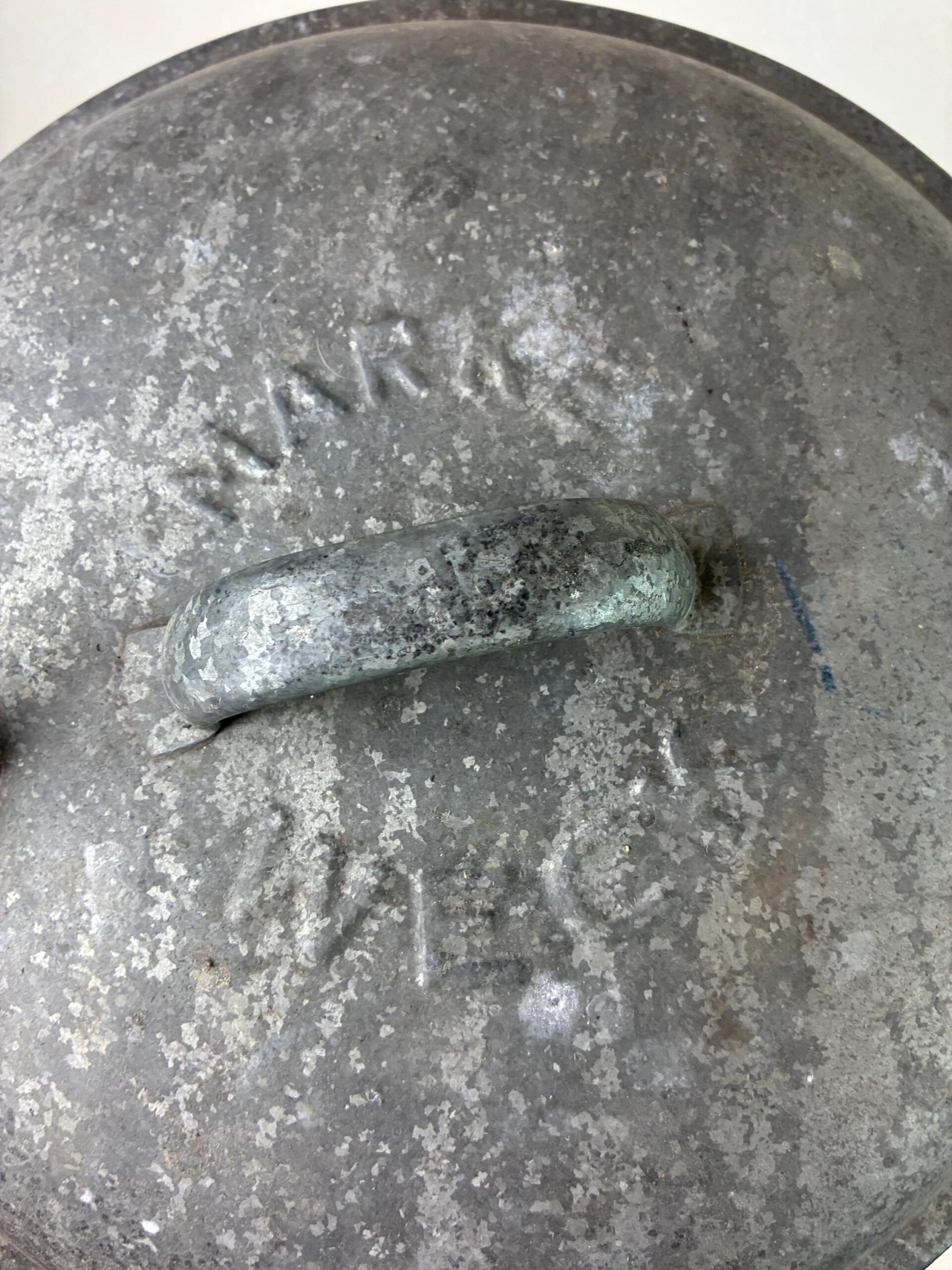 Einkochtopf "Weck" mit Thermometer | Zink | vintage – Bild 6